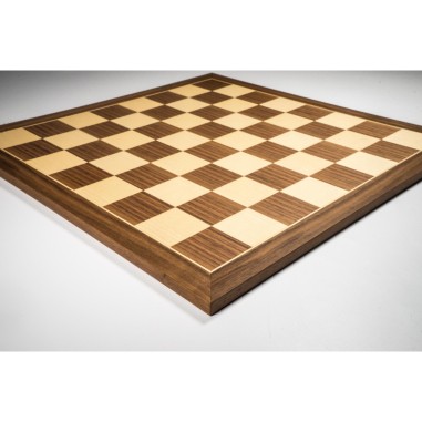 Echiquier Rechapados en Noyer 40/350/13 - Jeux classiques - Loisirs Nouveaux
