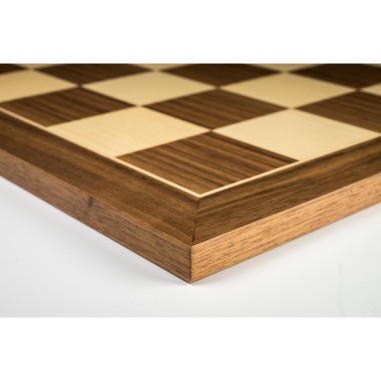 Echiquier Rechapados en Noyer 40/350/13 - Jeux classiques - Loisirs Nouveaux