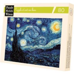 Nuit étoilée - Van Gogh 80 pièces - Jeux classiques - Jeux de société - Pmwd - Puzzle Michèle Wilson