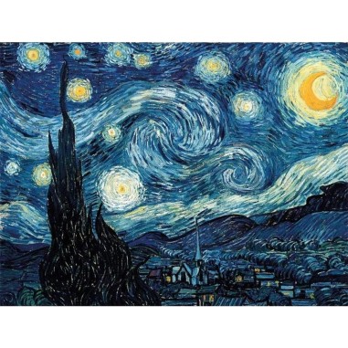Nuit étoilée - Van Gogh 80 pièces - Jeux classiques - Jeux de société - Pmwd - Puzzle Michèle Wilson