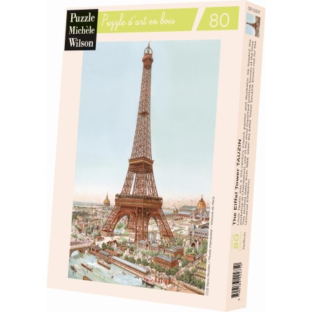 Puzzle - Louis Tauzin - La Tour Eiffel - 80 Pièces - Pmwd - Jeux classiques - Puzzle Michèle Wilson