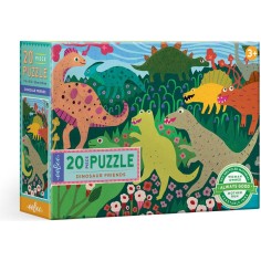 Puzzle - Amis Dinosaures - 20 Pièces - Jeux classiques - Eeboo