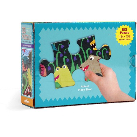 Puzzle - Amis Dinosaures - 20 Pièces - Jeux classiques - Eeboo