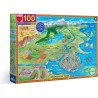 Puzzle - Termes Géographiques - 100 Pièces - Eeboo