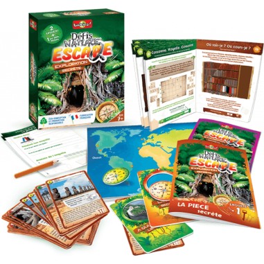 Défis Nature Escape - Exploration Secrète - Jeux de société - Bioviva Editions