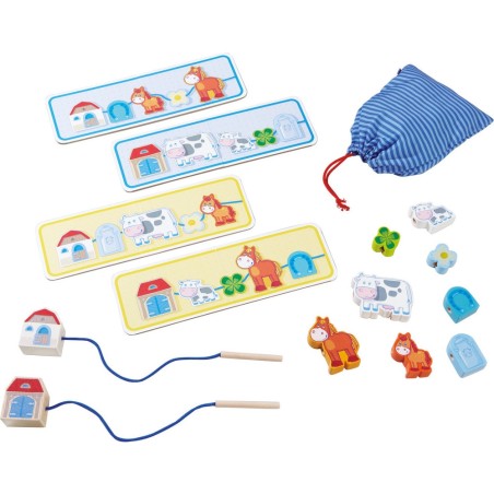 Jeu de Laçage - A la Campagne - Jeux enfants - Haba