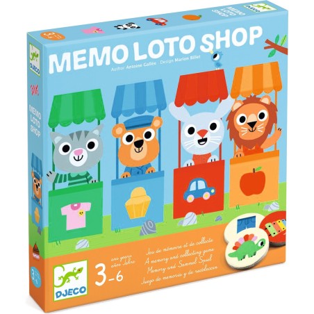 Memo Loto Shop - Jeux enfants - Djeco
