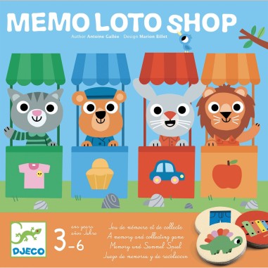 Memo Loto Shop - Jeux enfants - Djeco