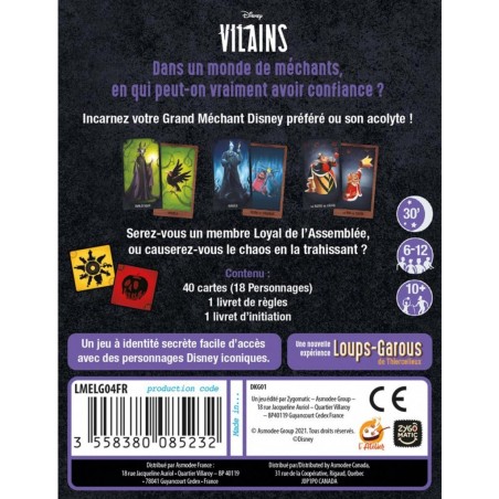 L'Assemblée des Vilains: Un Jeu Loups-Garous - Asmodée - Zygomatic
