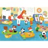 Puzzle Bois Michèle Wilson - Vive la Maternelle - 12 pcs - Puzzle Michèle Wilson