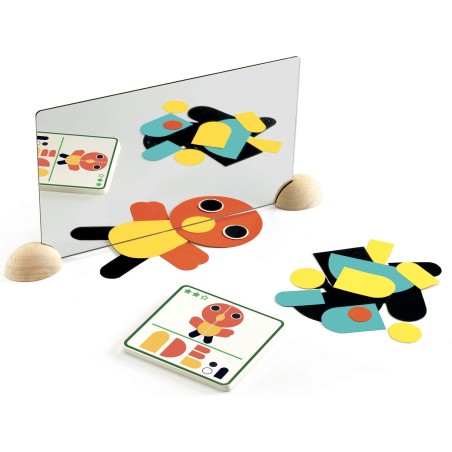 Jeu de construction - Ze Mirror Animals - Jeux enfants - Djeco