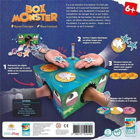 Jeu Box monster - Jeu de société enfant - Loki