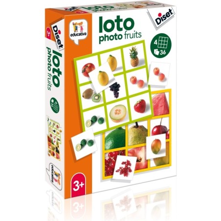 Loto Photo Fruits - Jeu de société - Diset