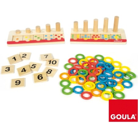 Anneaux Colorés - Jeux de société - Goula