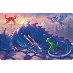 Puzzles Dragons - 2 x 24 pcs - Haba