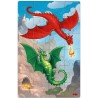 Puzzles Dragons - 2 x 24 pcs - Haba
