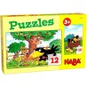 Puzzle 2 en 1 Le Verger - 12 pcs - Haba