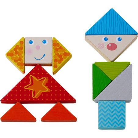 Tangram-Mix Multicolore - Jeux de société - Haba