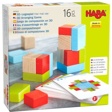 Jeu d'Assemblage en 3D Quatre fois Quatre - Jeux de société - Haba