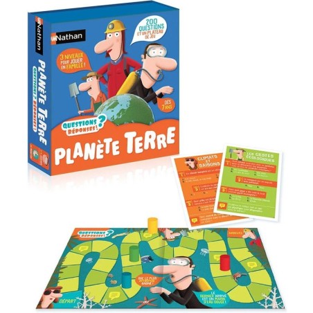 Jeu de questions réponses : planète terre - Nathan
