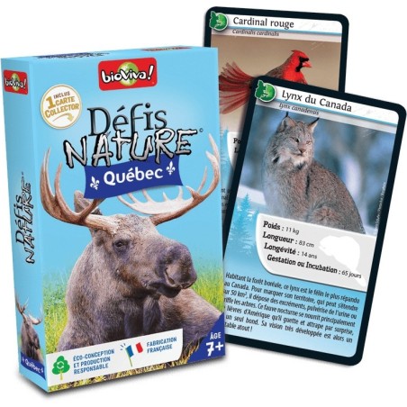 Défis Nature - Québec - Jeux de société - Editions - Bioviva