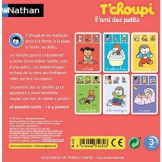 Mon Premier Jeu de Familles: T'choupi - Jeu de société - Nathan 2