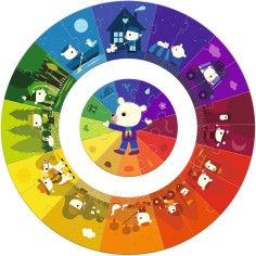Puzzle Géant - Les Couleurs - Jeux enfants - Djeco 2