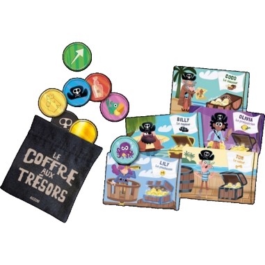 P'tit Jeu: Le Coffre aux Trésors - Jeux de société - Auzou