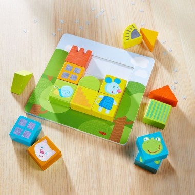 Jeu d’assemblage - Le carré des animaux - Jeux enfants - Haba