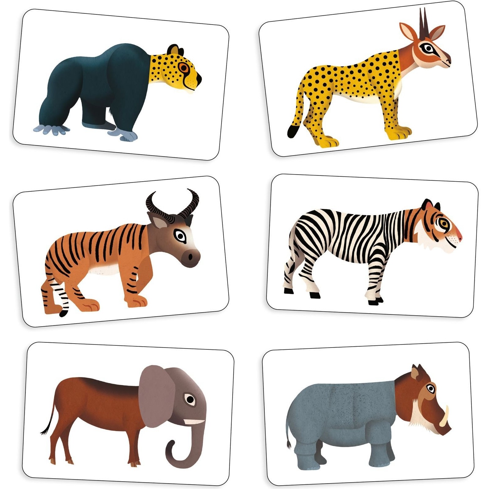 Anijumble Jeu d'observation et de rapidité Djeco