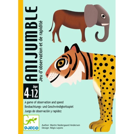 Anijumble - Jeu d'observation et de rapidité - Djeco