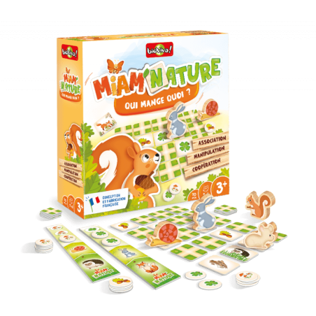 Miam'Nature Qui mange quoi ? - Bioviva - Jeu de société éducatif - Bioviva Editions