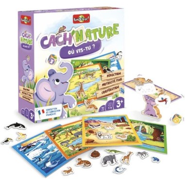 Cach'Nature Où vis-tu ? - Bioviva - Jeu de société éducatif - Bioviva Editions