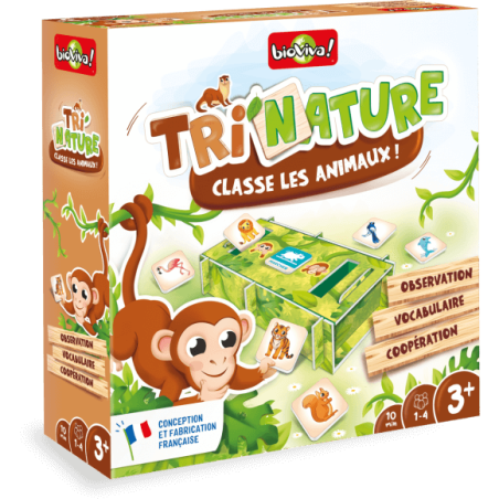 Tri'Nature Classe les animaux - Bioviva - Jeu de société éducatif - Bioviva Editions