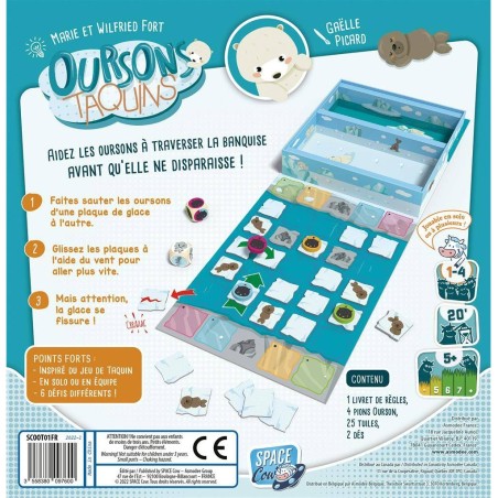 Oursons Taquins - jeu coopératif - Space Cow