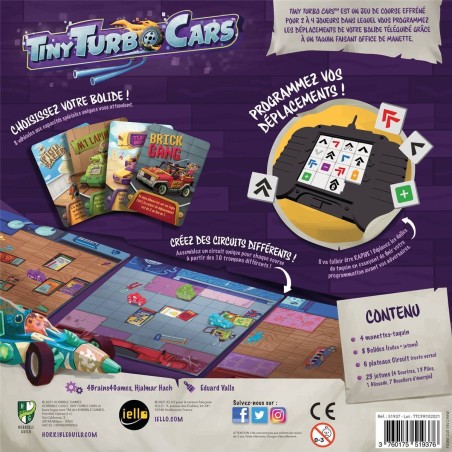 Tiny Turbo Cars - Jeux de société - Iello