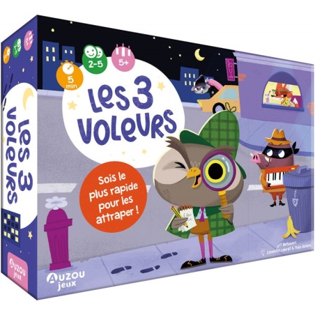 Les 3 Voleurs - Jeux enfants - Auzou