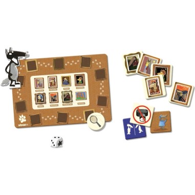 Jeu de Loup - Enquête au musée - Jeux de société - Auzou