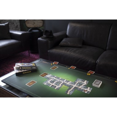 Tapis de jeu vert - 60x100 cm - Petits jeux de cartes