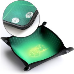 Piste de Dés Néoprene : Vert - Accessoires Jeux de société - Wogamat 2