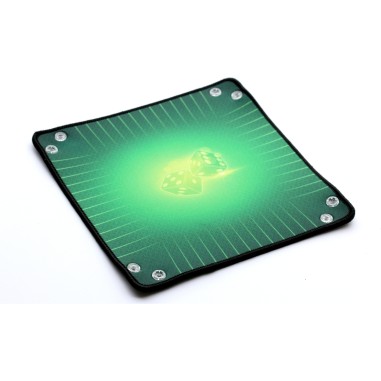 Piste de Dés Néoprene : Vert - Accessoires Jeux de société - Wogamat