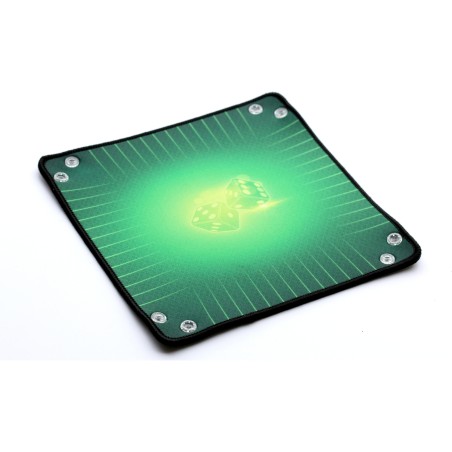 Piste de Dés Néoprene : Vert - Accessoires Jeux de société - Wogamat