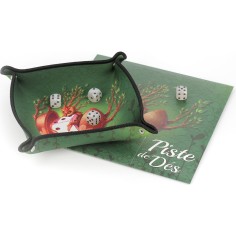 Piste de Dés Adélaïde Eau - 21x21 cm - Wogamat