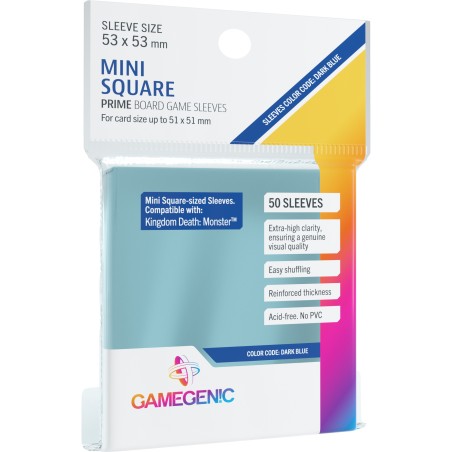: 50 Prime Sleeves 53x53 - Accessoires - Gamegenic