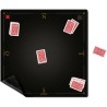 Tapis de cartes prestige noir - Format Tarrot 60 x 60 cm - Wogamat