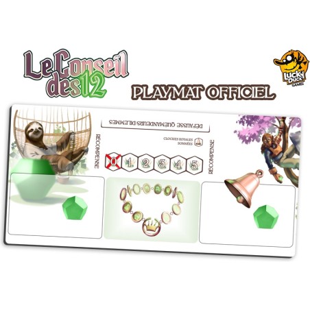 Le Conseil des 12 - Playmat - Accessoires - Lucky Duck Games