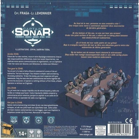 Captain Sonar - Jeux de société - Matagot