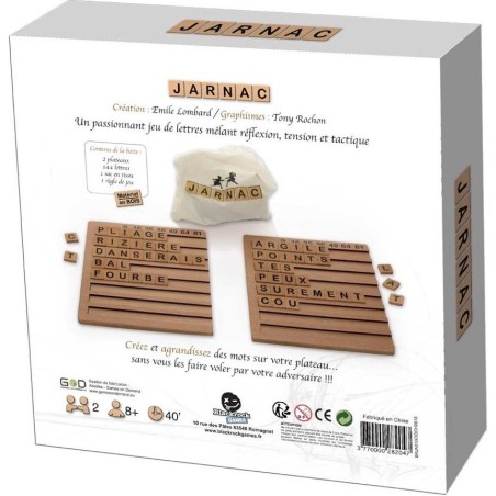 Jarnac - jeu de lettres - Blackrock Games
