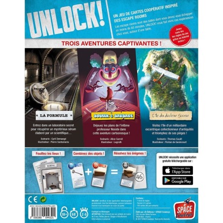 Unlock! Escape Adventures - Jeu de société - Space Cowboys