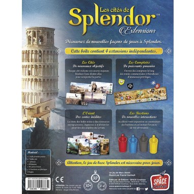 Splendor - Les Cités de Splendor Extension - Jeu de société - Space Cowboys